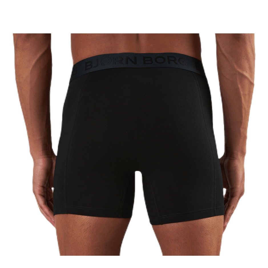 Sammy Solid Shorts 2-Pack Black