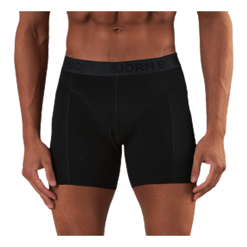 Sammy Solid Shorts 2-Pack White/Black