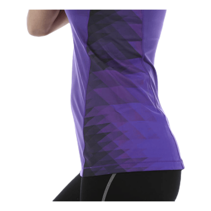 Shattered Print Racerback Purple