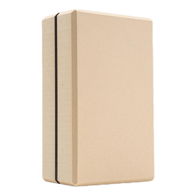 Yoga block bamboo Beige