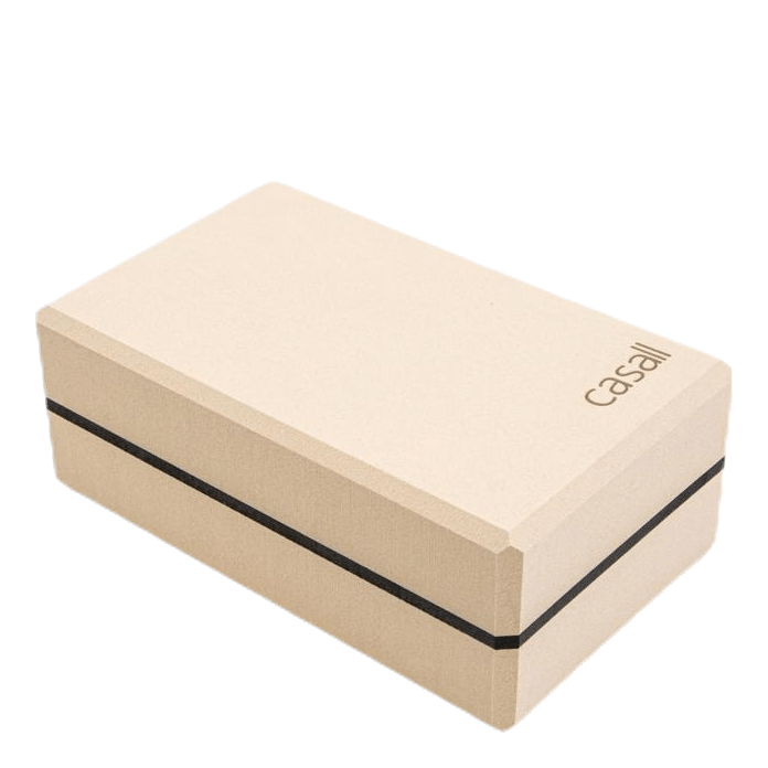 Yoga block bamboo Beige