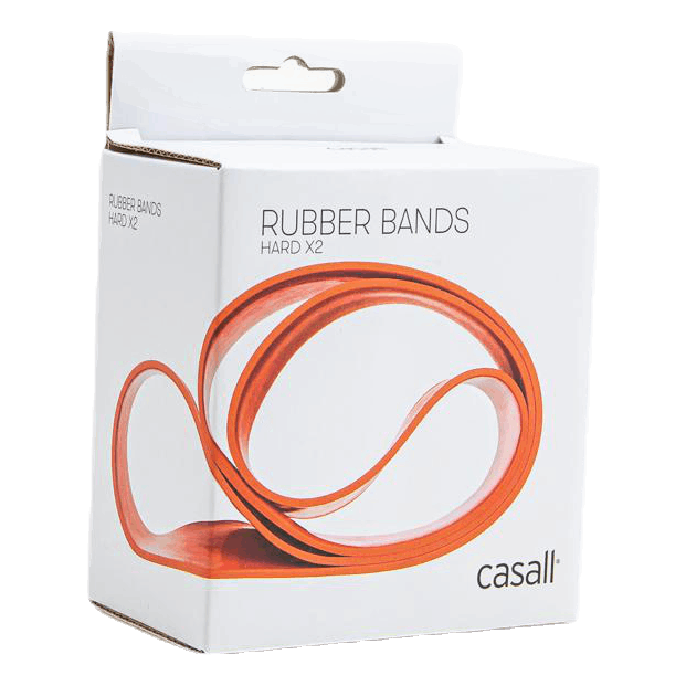 Rubber Band Hard 2pcs Orange