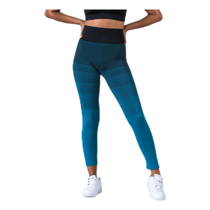 Gradient Seamless Tights Blue