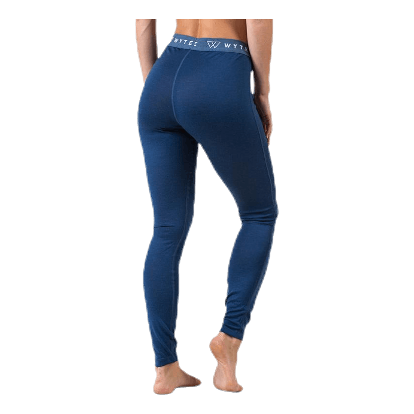 Flora Merino Pants Blue