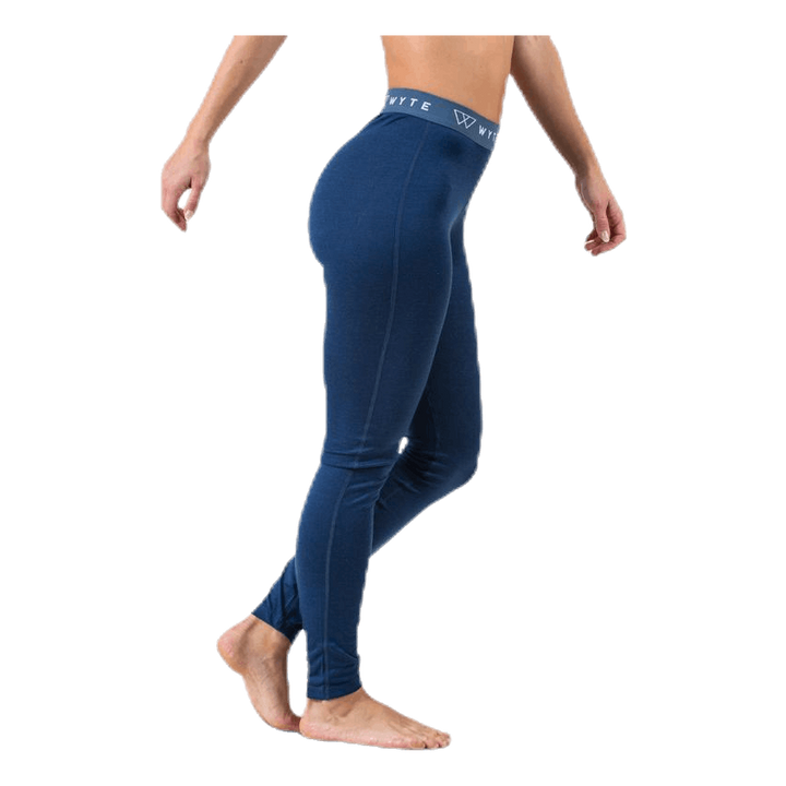 Flora Merino Pants Blue