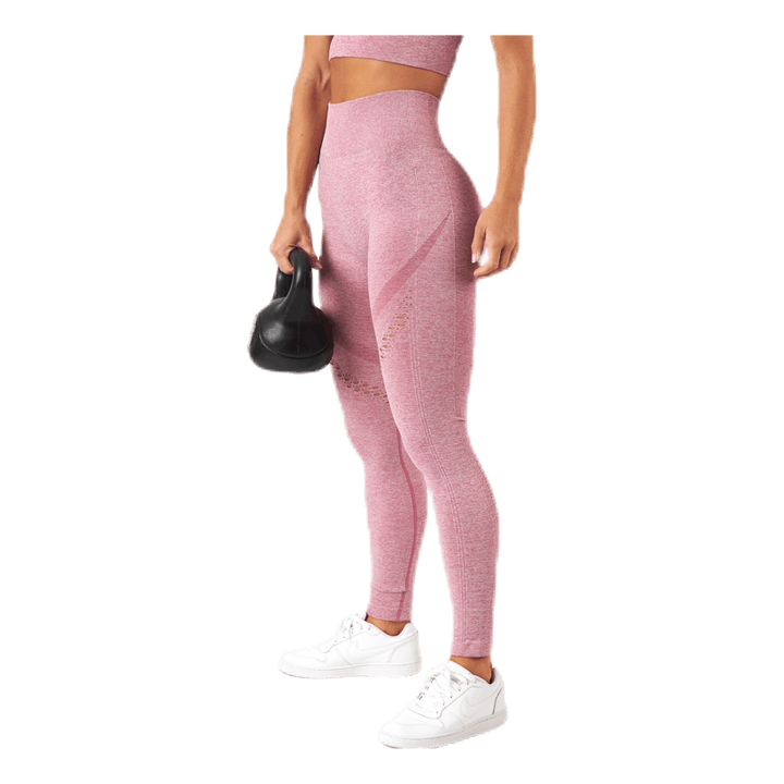 Fitness Seamless Mesh Tights Pink