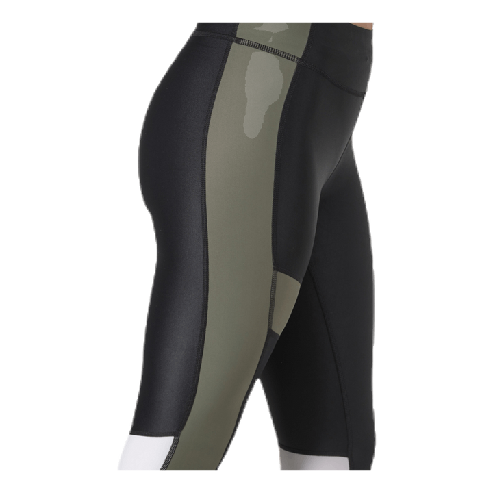 Blocked Compression Tights Green