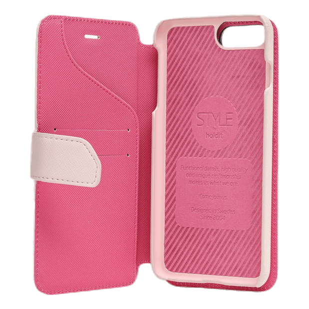 Stockholm Wallet Case Magnet iphone 6/7/8 Plus Pink