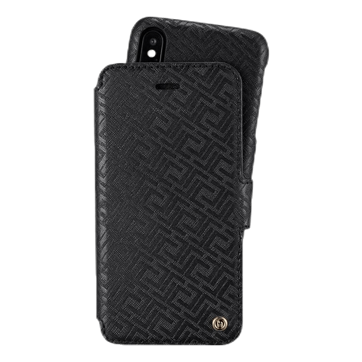 Stockholm Wallet Case Magnet iPhone X/XS Black