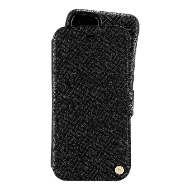 Stockholm Wallet Case Magnet iPhone 11 Black