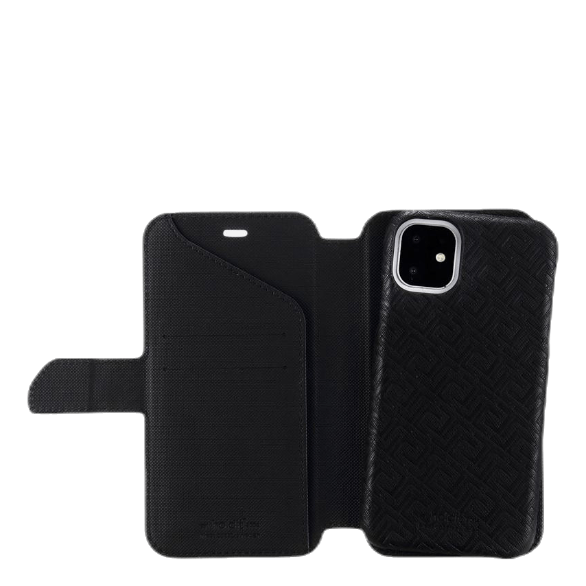 Stockholm Wallet Case Magnet iPhone 11 Black