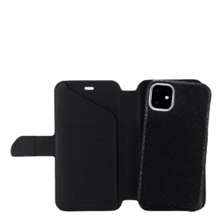 Stockholm Wallet Case Magnet iPhone 11 Black