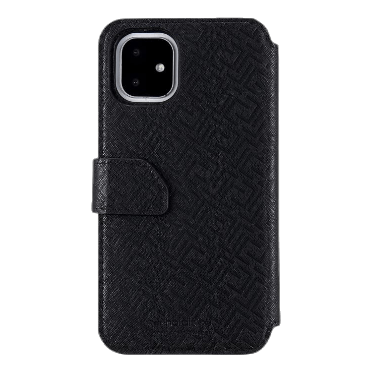 Stockholm Wallet Case Magnet iPhone 11 Black