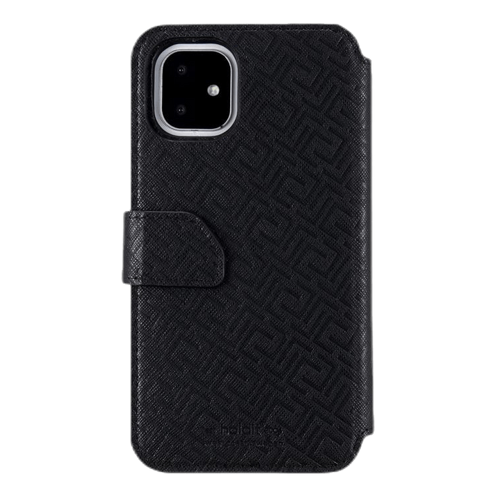 Stockholm Wallet Case Magnet iPhone 11 Black