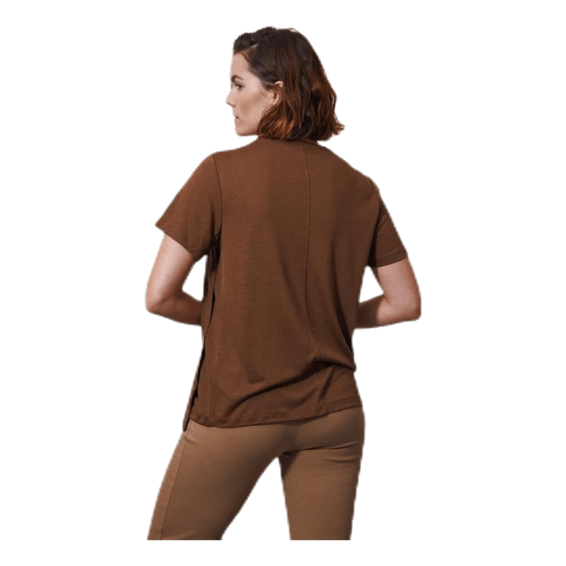 The-Shirt V-neck Brown