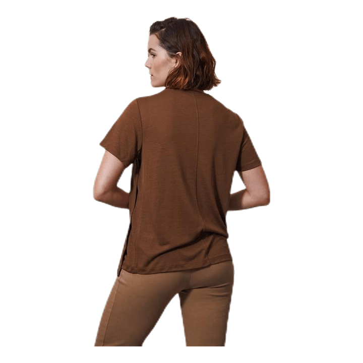 The-Shirt V-neck Brown