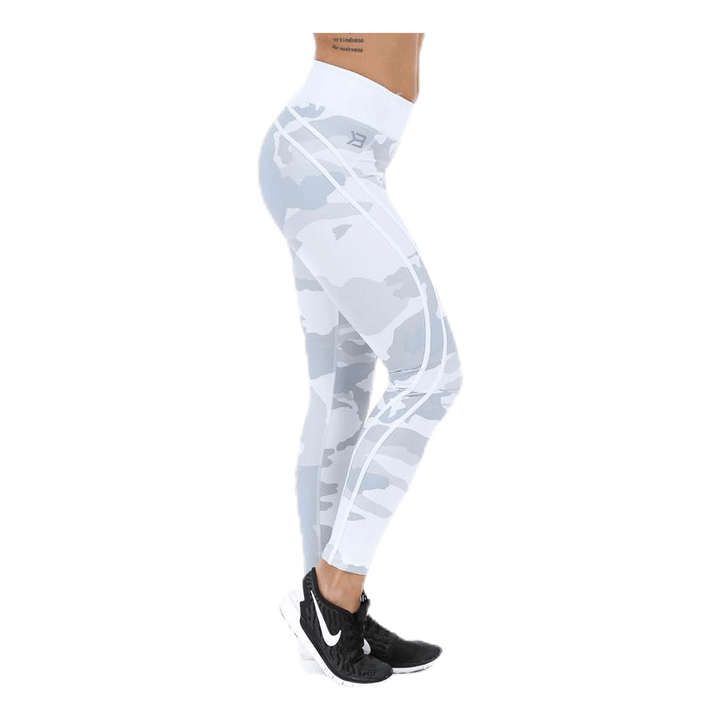 Camo High Tights White