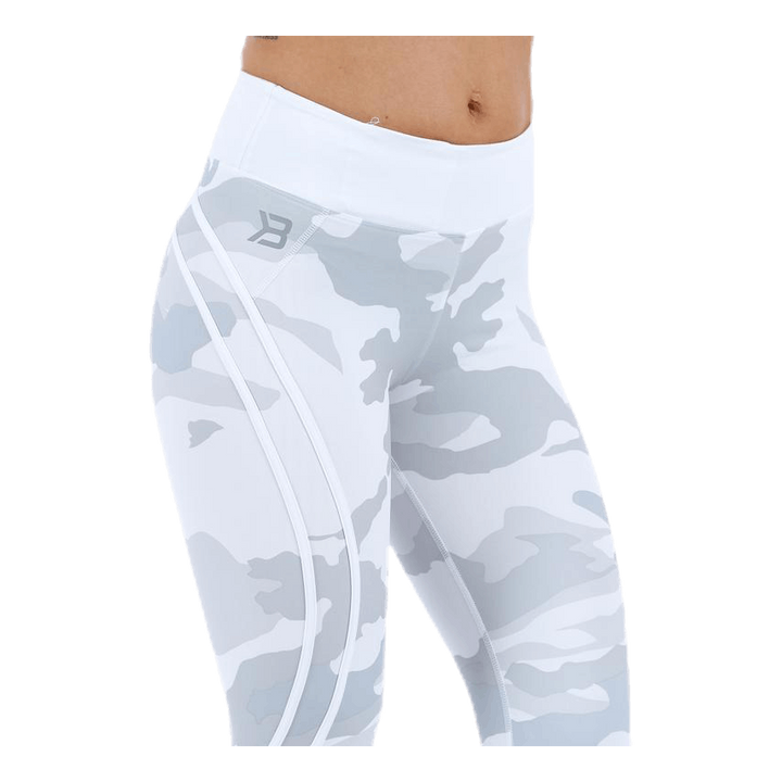 Camo High Tights White