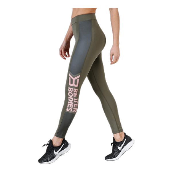 Better Bodies Chrystie High Tights Green Sportamore