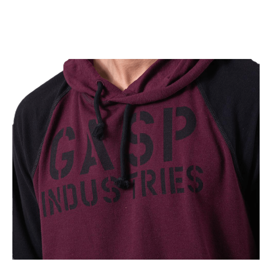 GASP L S Thermal Hoodie Red Sportamore