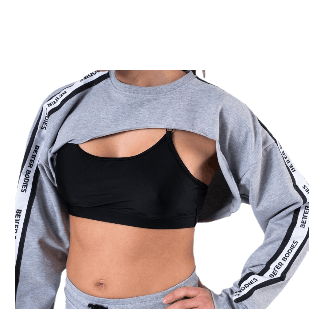 Chrystie Crop LS Grey