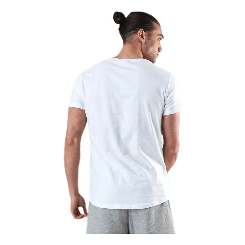 Wide Neck Tee White