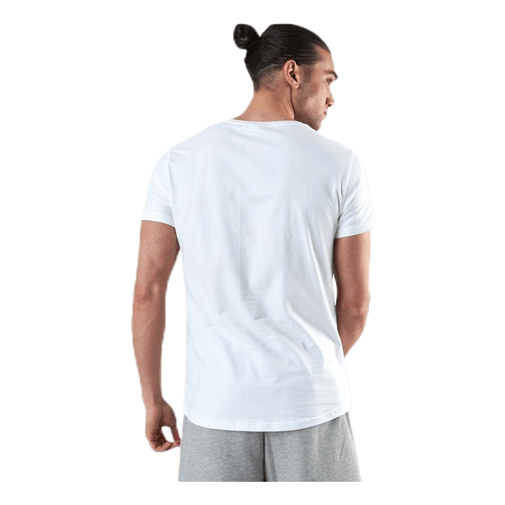 Wide Neck Tee White