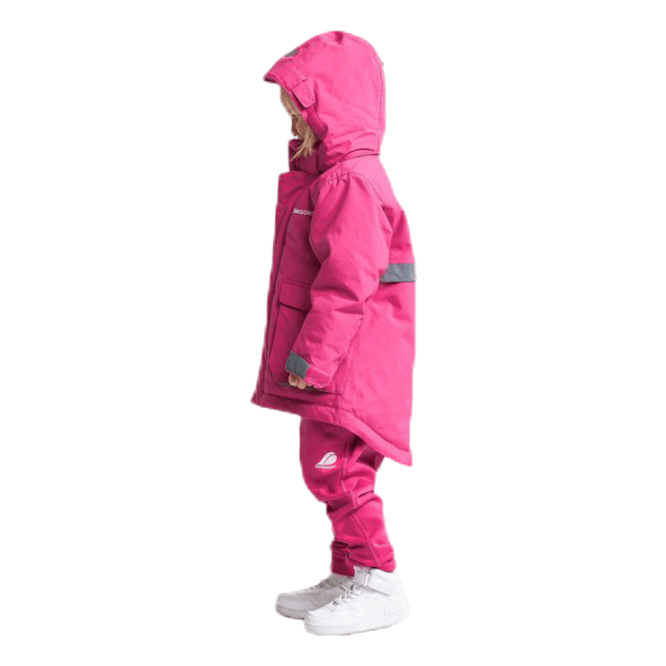 Didriksons Indre Kid's Parka Pink –