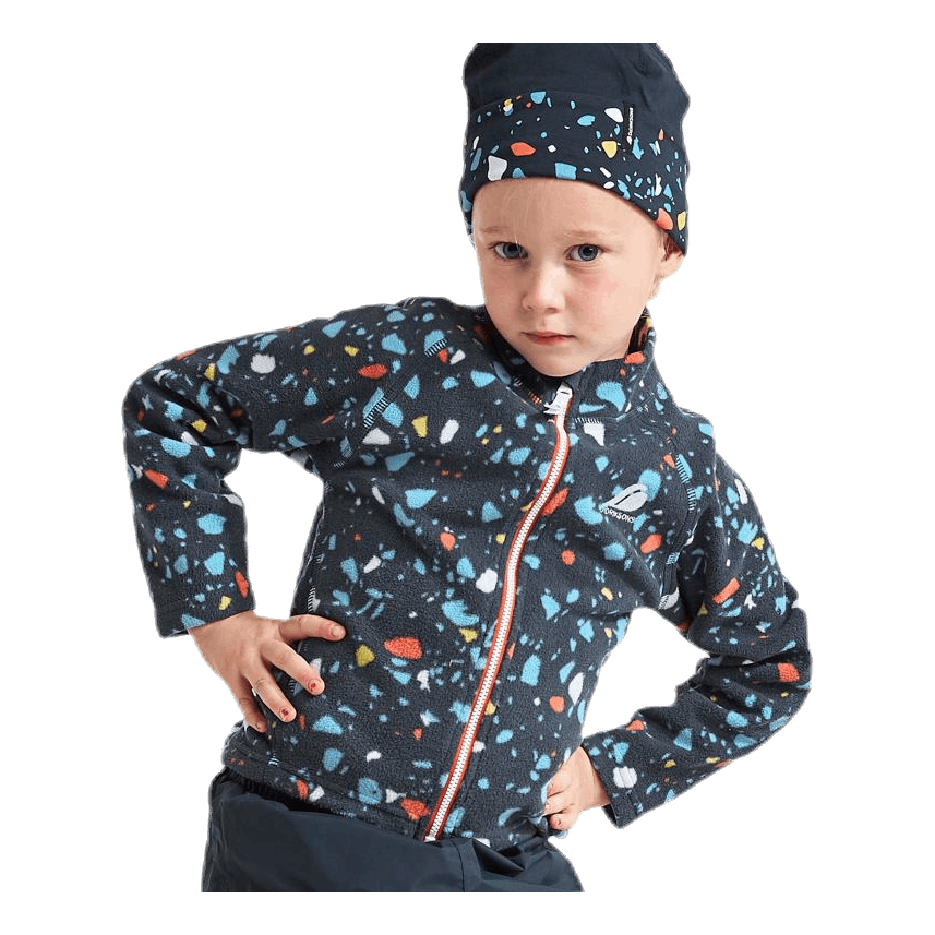 Monte Printed Kids Jacket Blue