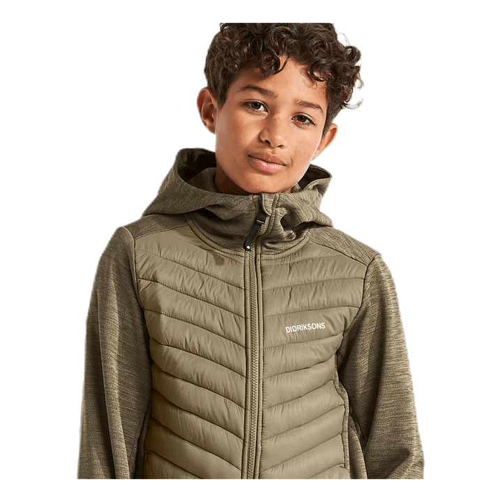 Halden Hybrid B Hoodie Green