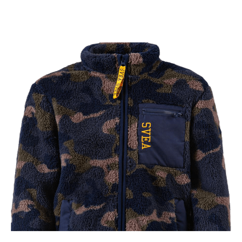 Pile Zip Jr Jacket Patterned