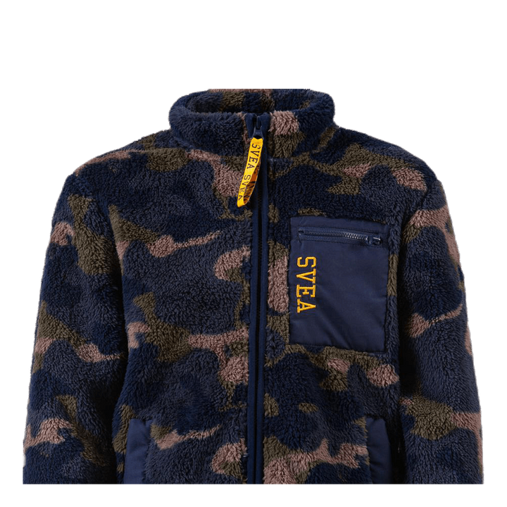 Pile Zip Jr Jacket Patterned