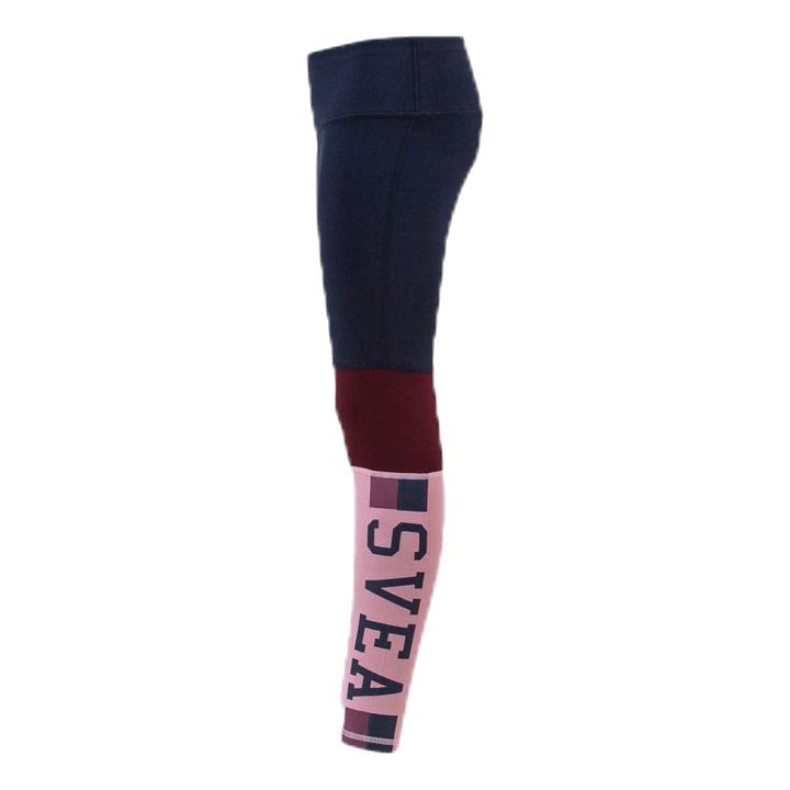 Svea Color Block Junior Tights Blue/Pink – - Main Image