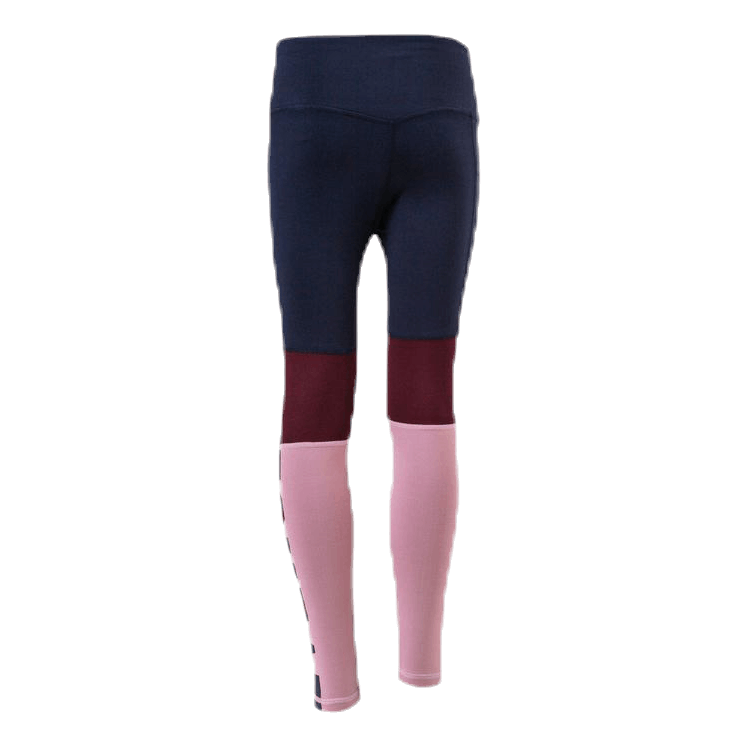 Color Block Junior Tights Blue/Pink