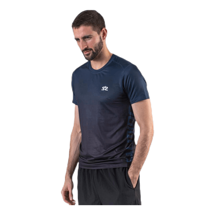 Beam Tee Blue/Black