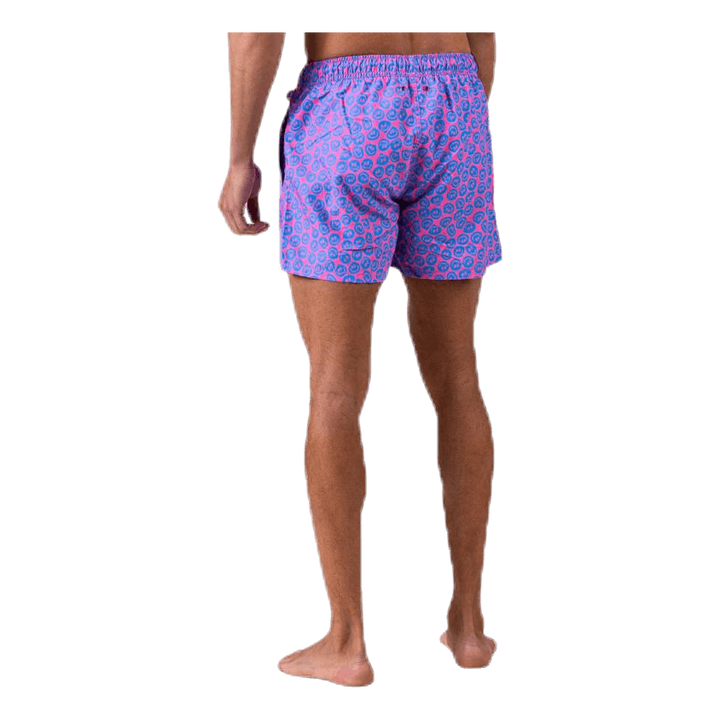 Twisted Smile Swim Shorts Pink
