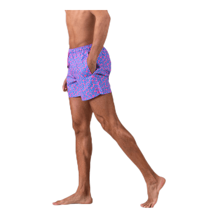 Twisted Smile Swim Shorts Pink