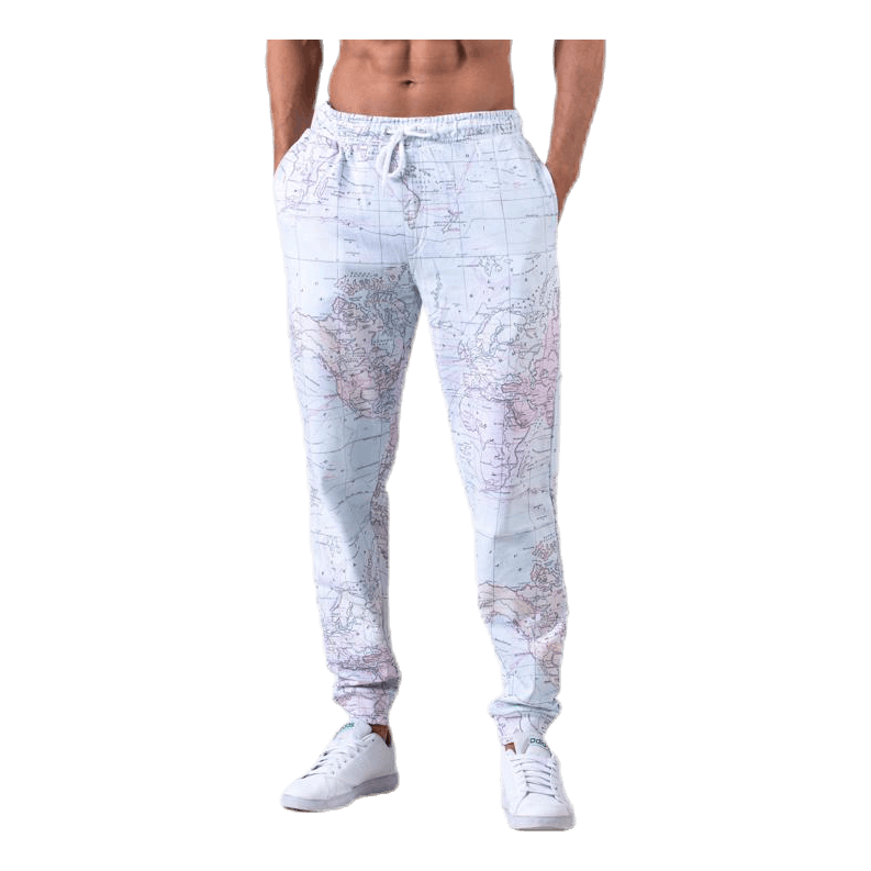 Joggers Lund Map Patterned