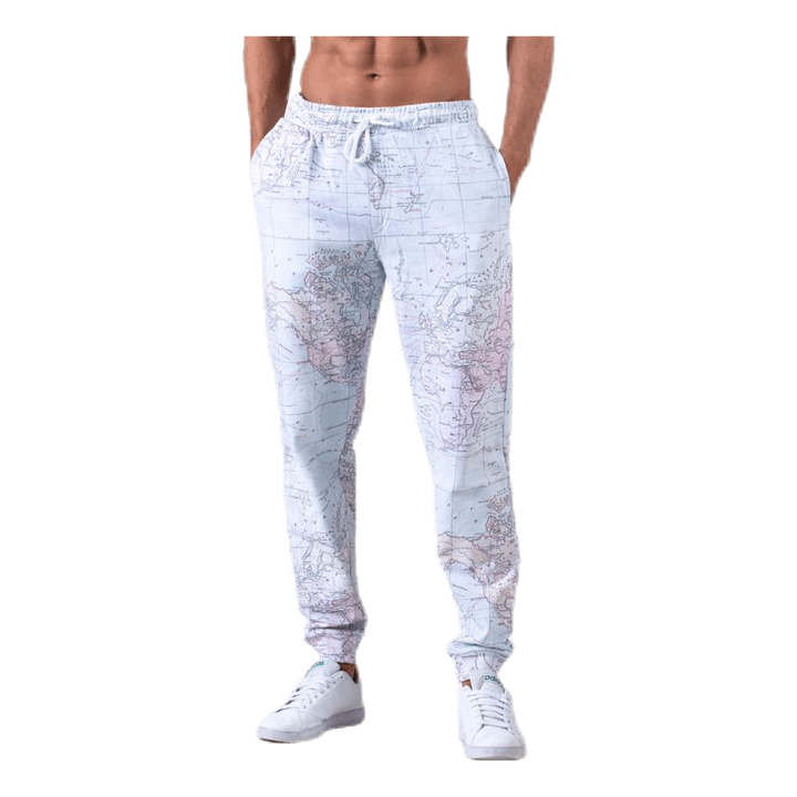 Joggers Lund Map Patterned