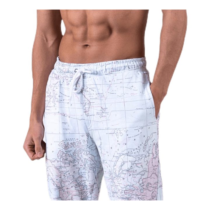 Joggers Lund Map Patterned