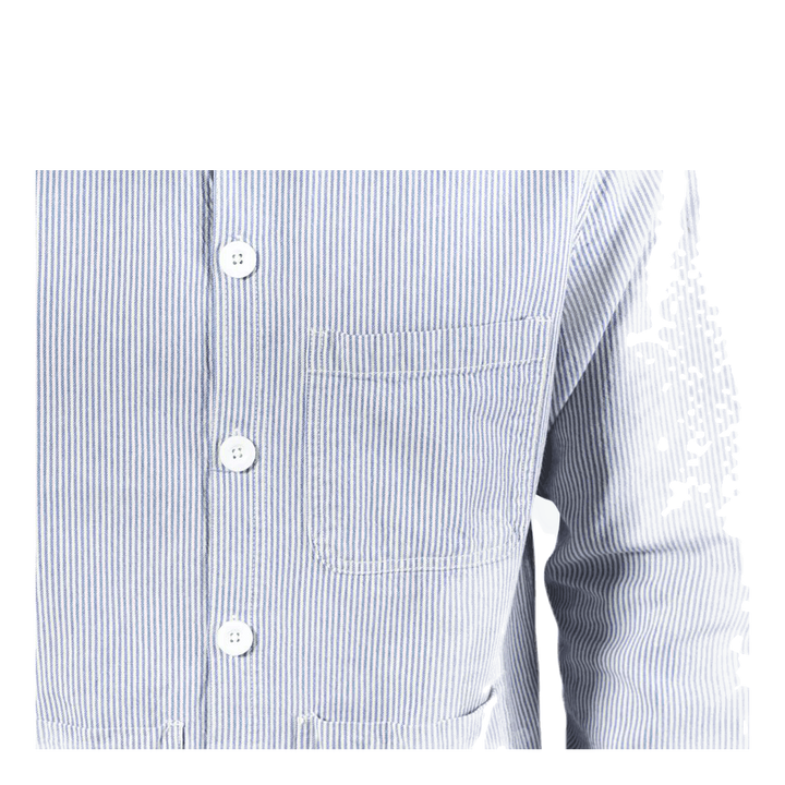 Worker Jacket Sala Thin Stripes Blue