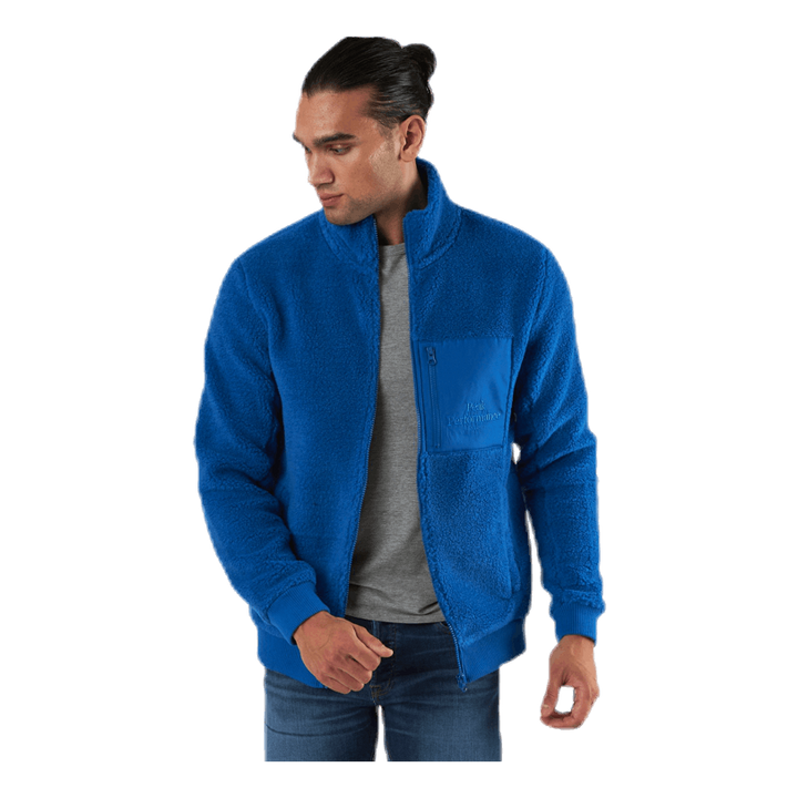 Original Pile Zip Jacket Blue