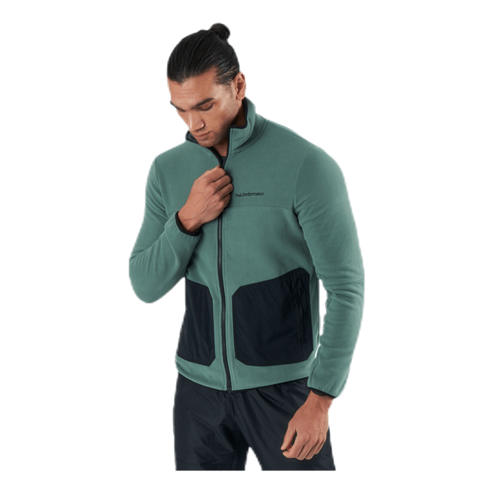 Tech Soft Zip Jacket Green