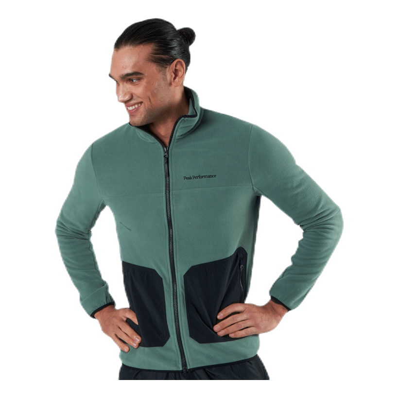 Tech Soft Zip Jacket Green