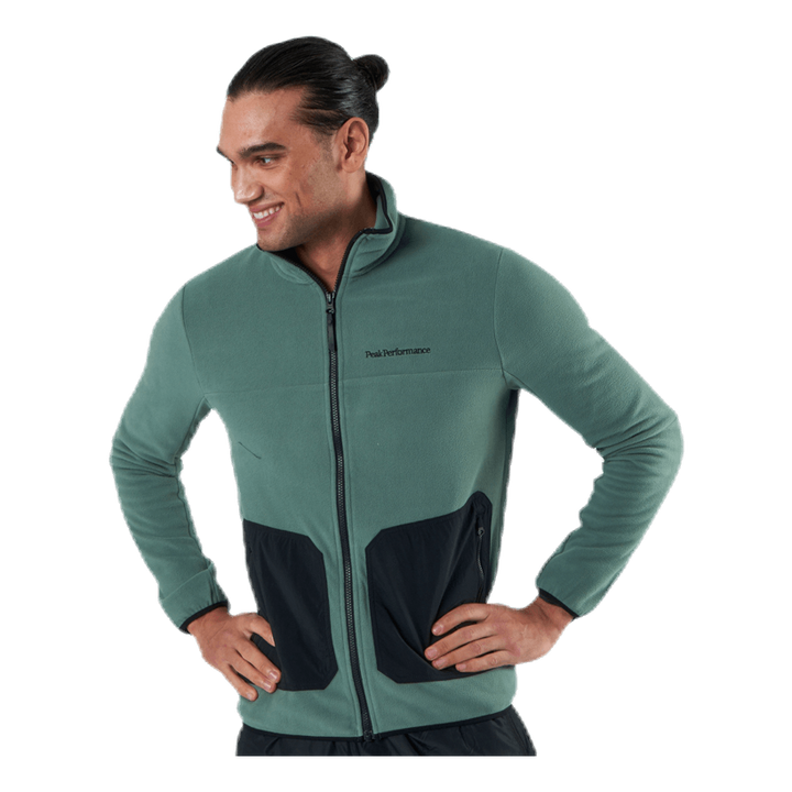 Tech Soft Zip Jacket Green