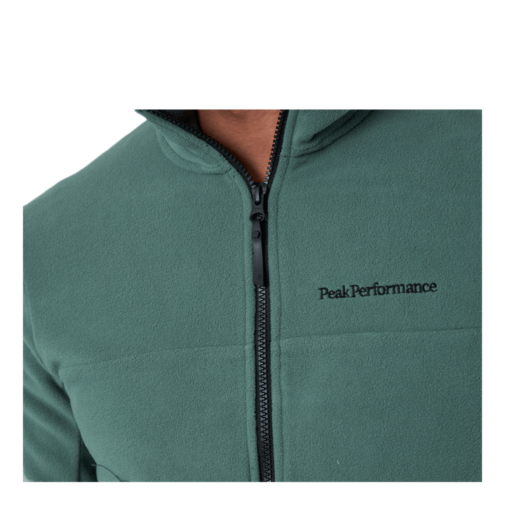 Tech Soft Zip Jacket Green