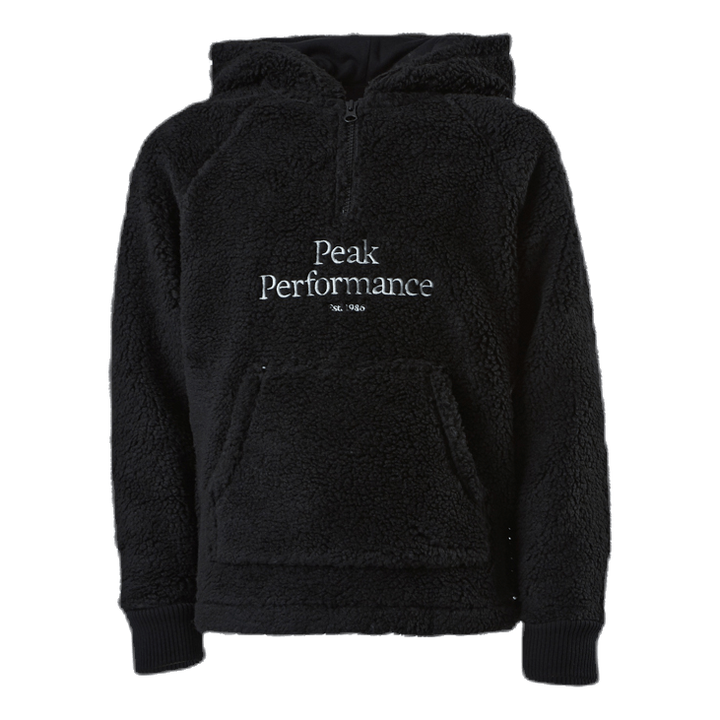 Junior Original Pile Half Zip Hoodie Black