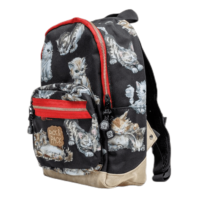 Kittens Backpacks Black