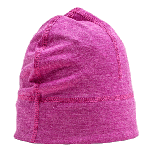 Thin Running Hat Wool Pink