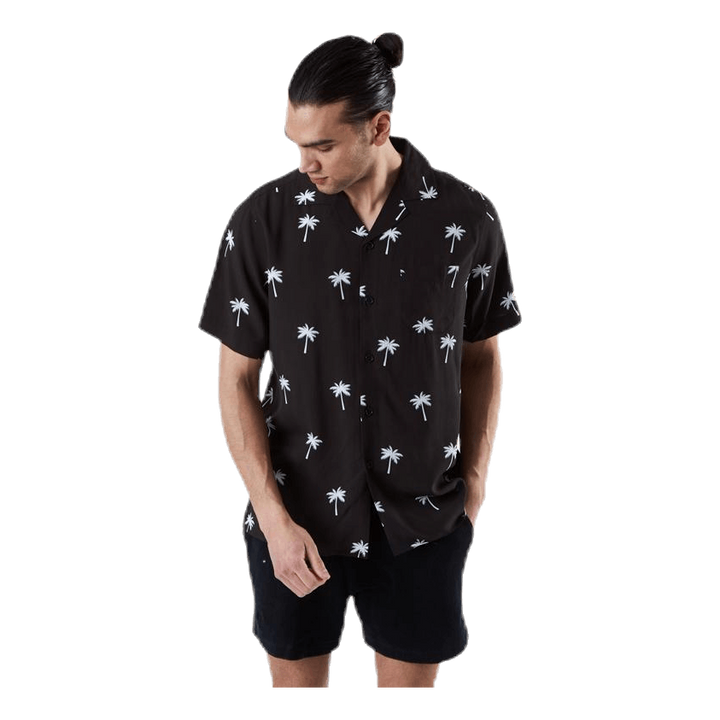 Black Palm Shirt  Black